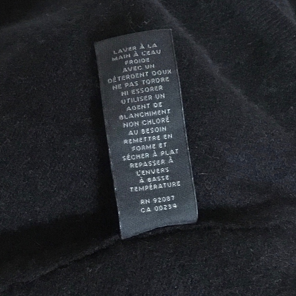 NEW Saks Fifth Avenue Black Cashmere Bolero Cardigan Sweater - Picture 8 of 8